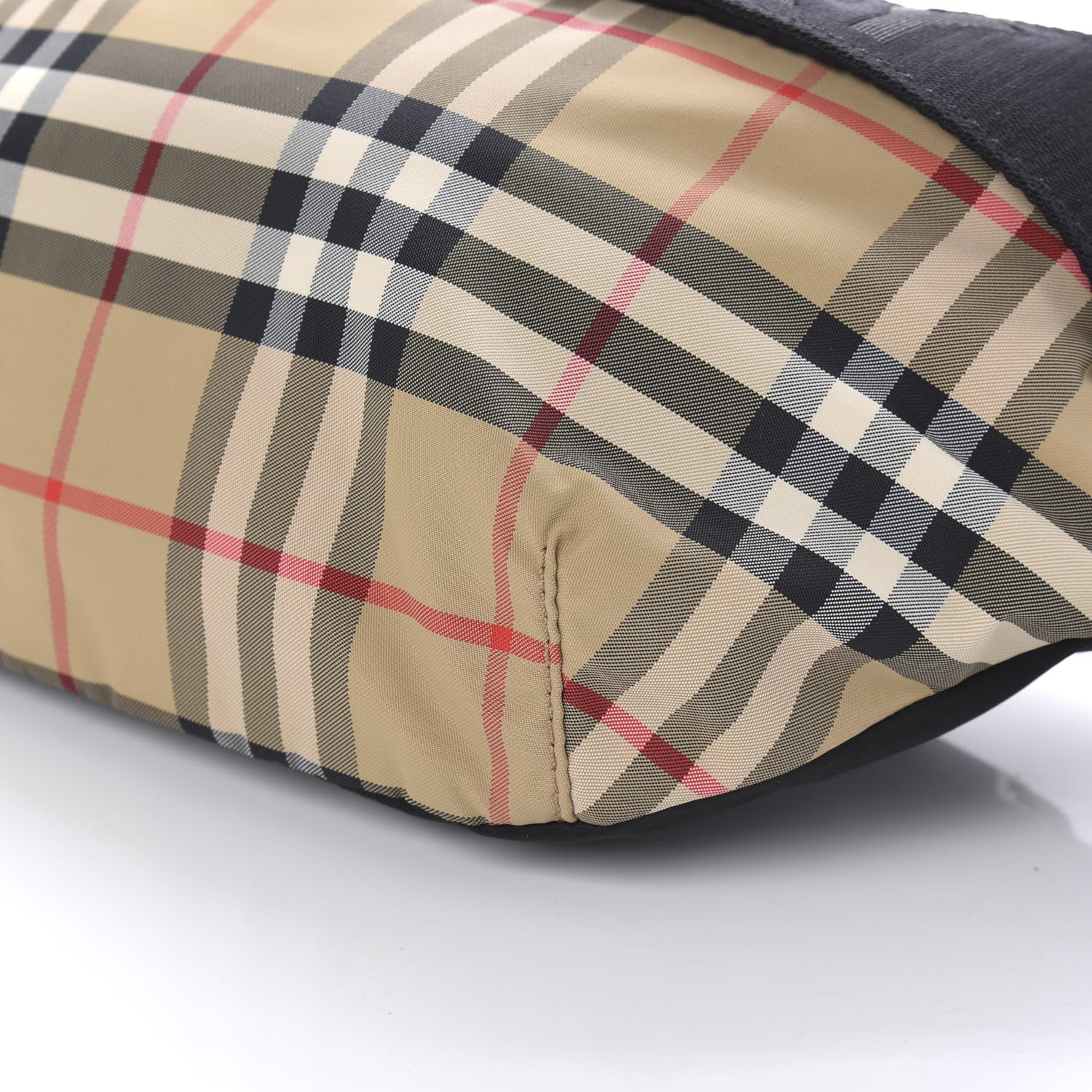 Burberry Nylon Vintage Check Sonny Bum Bag Archive Beige Black 7 of 9