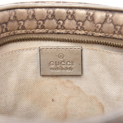 Gucci Metallic Microguccissima Sunshine Disco Crossbody Bag Champagne 8 of 9