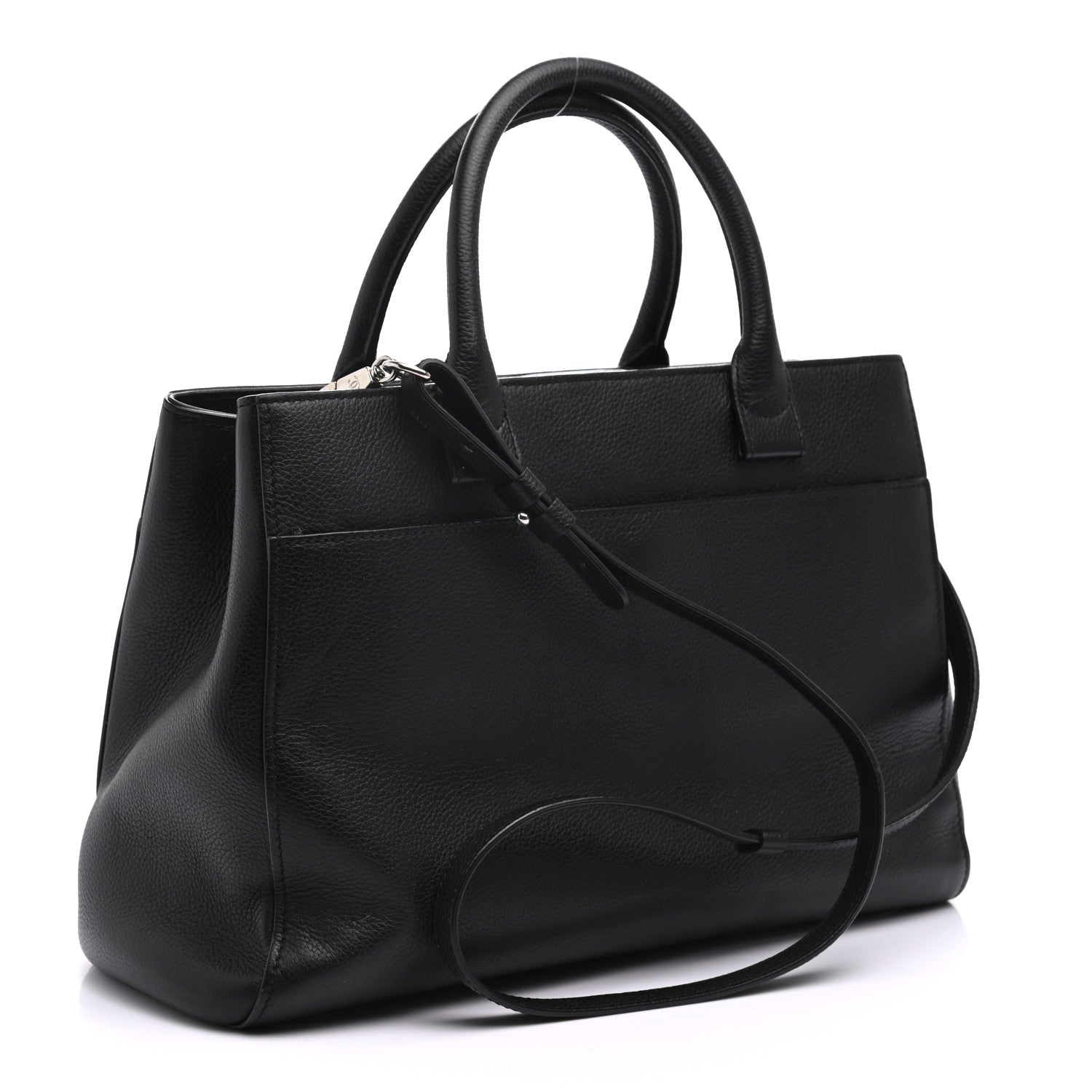 Chanel Grained Calfskin Small Neo Executive Shopper Tote Black 3 of 9