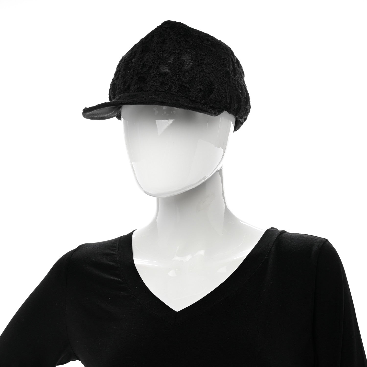 Christian Dior Mesh Hat M Black 2 of 10