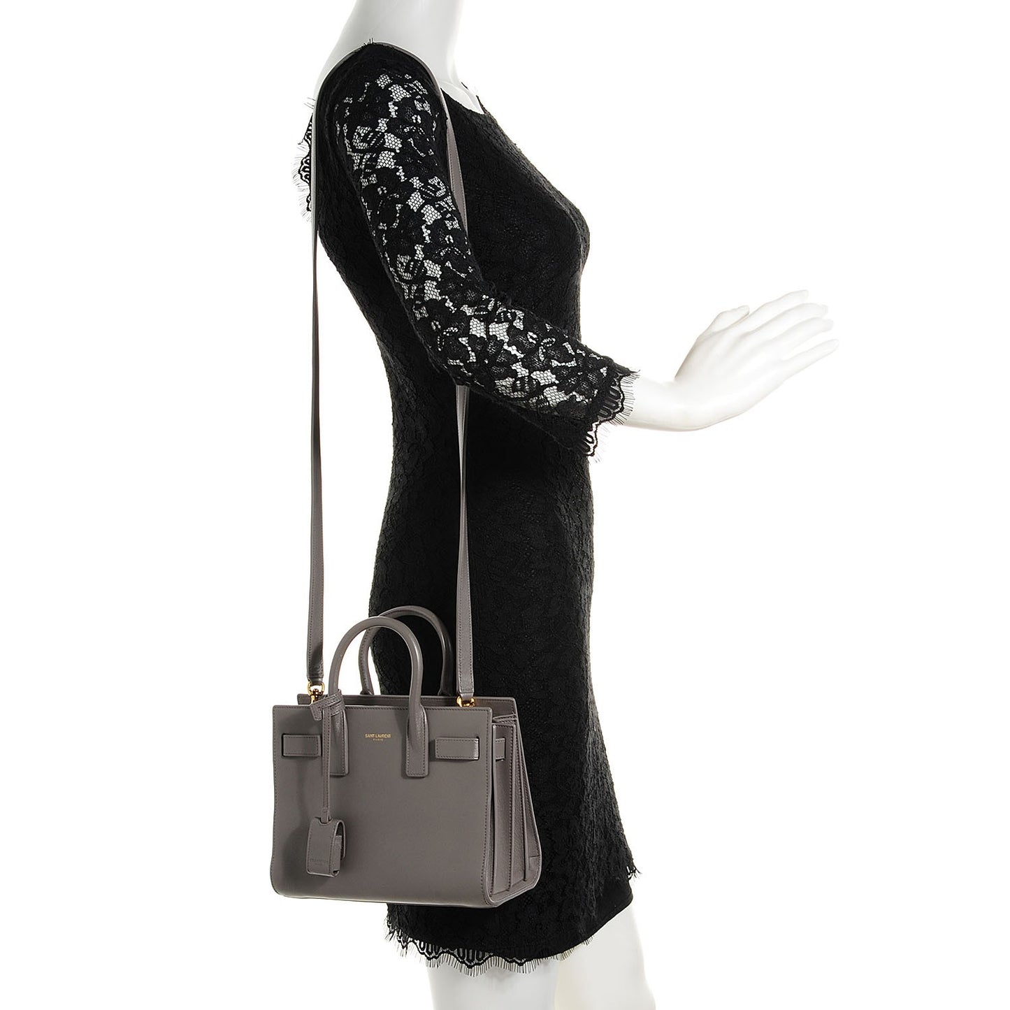 Calfskin Nano Sac De Jour Fog