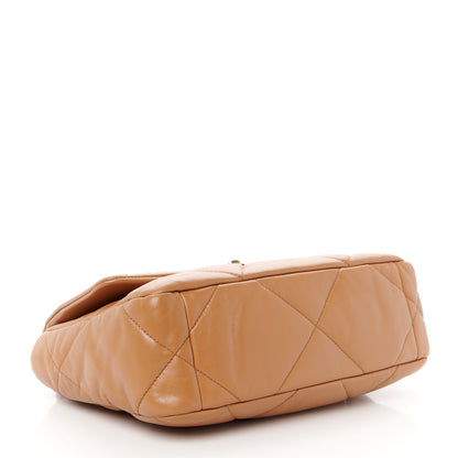 Chanel Lambskin Quilted Medium Chanel 19 Flap Brown 4 of 10