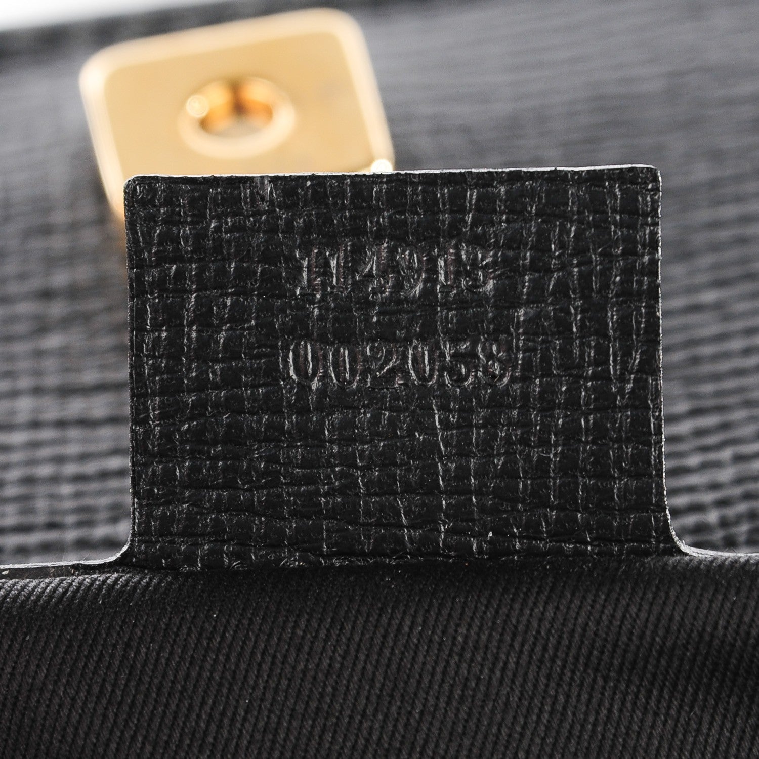 Gucci Textured Calfskin Horsebit Tote Black 7 of 7