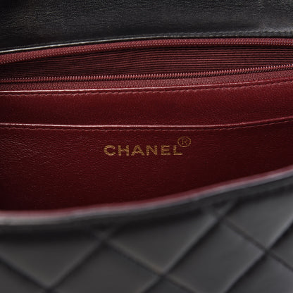 Chanel Lambskin Quilted Jumbo Single Flap Black 5 of 9