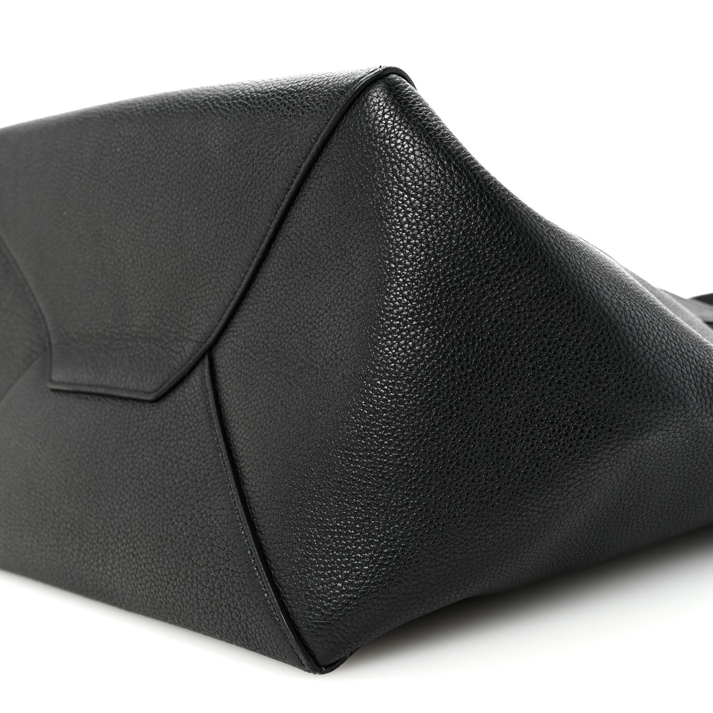 Soft Grained Calfskin Medium Belt Cabas Phantom Black