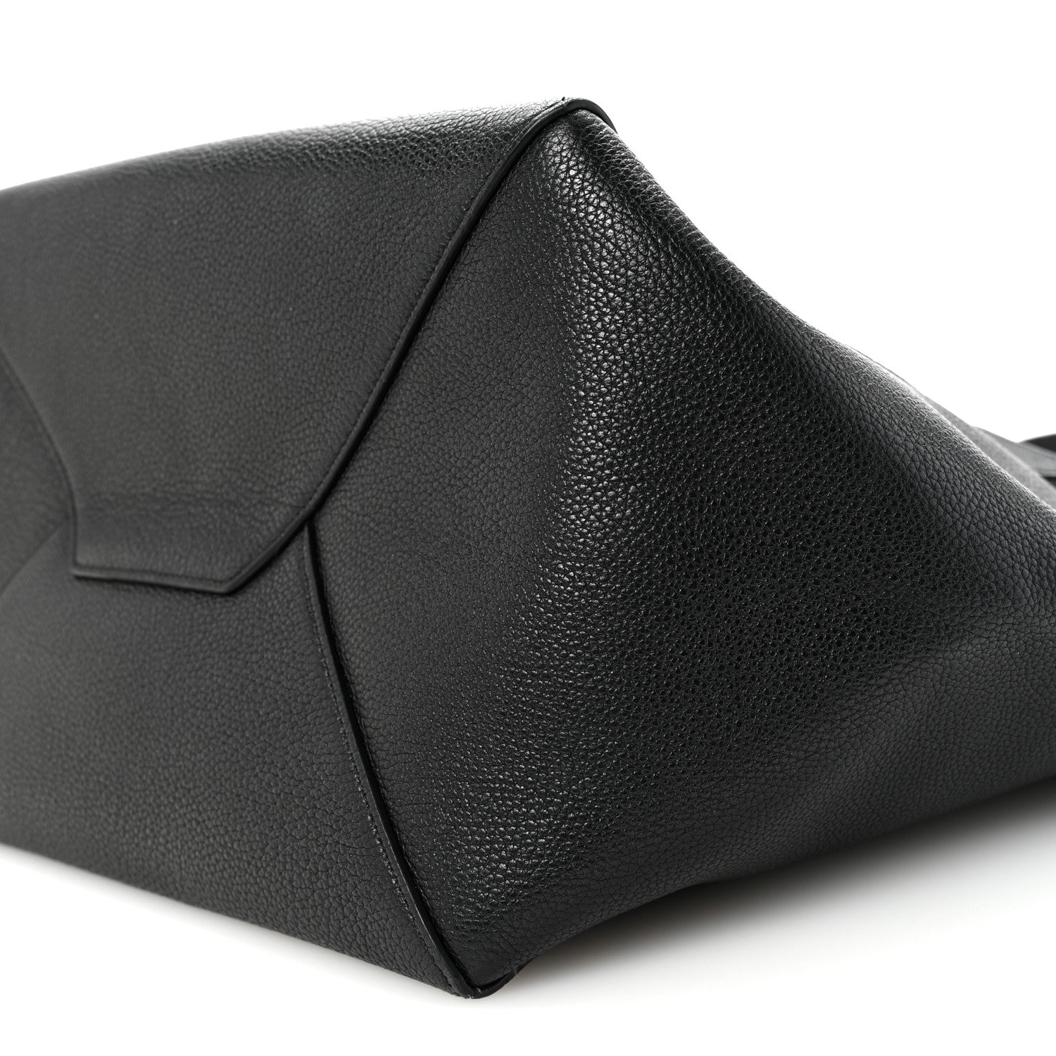 Celine Soft Grained Calfskin Medium Belt Cabas Phantom Black 10 of 13