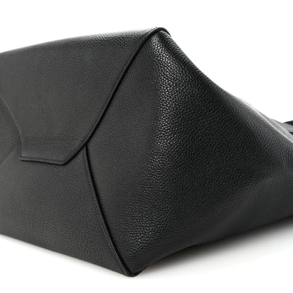 Celine Soft Grained Calfskin Medium Belt Cabas Phantom Black 10 of 13