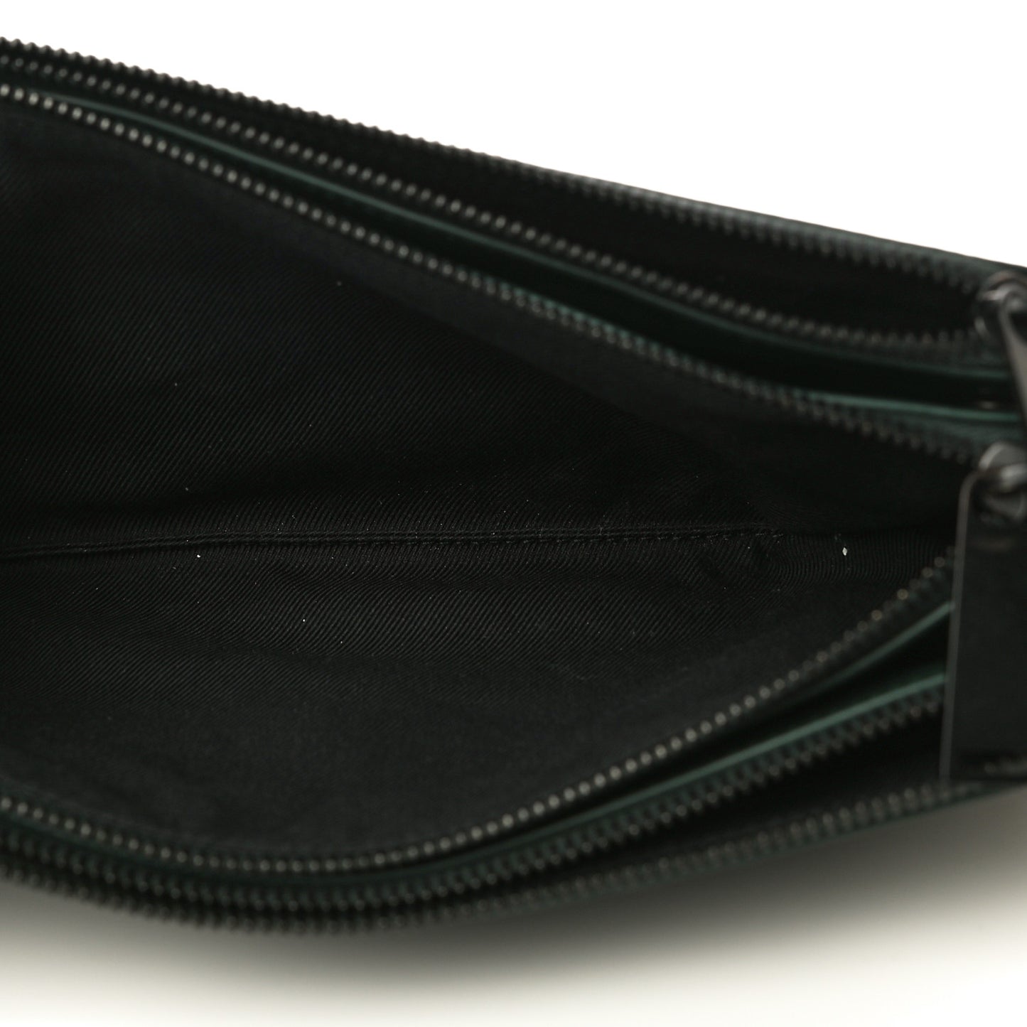Nappa Intrecciato Triple Zip Messenger Bag Bottle