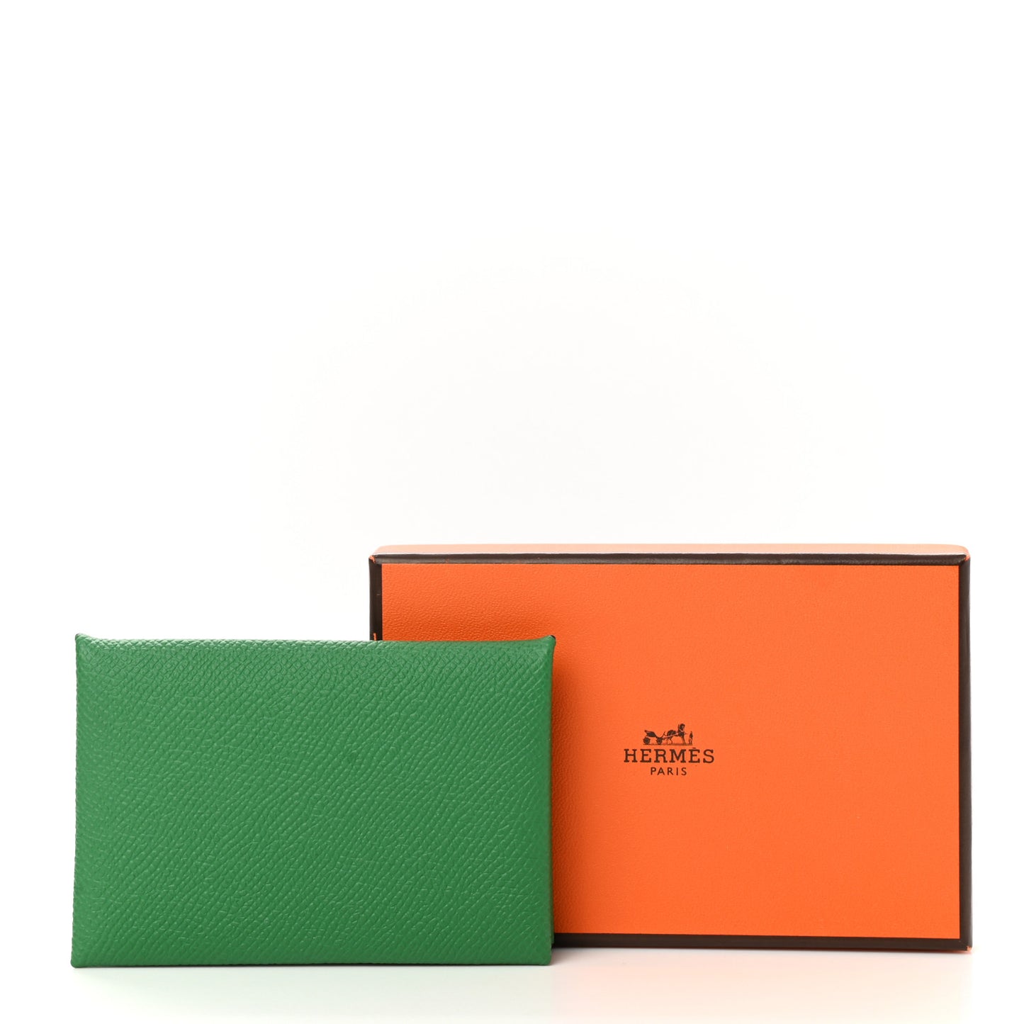 Epsom Calvi Card Case Vert Vertigo