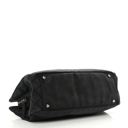 Chanel Canvas Lipstick Ligne Tote Black 4 of 17