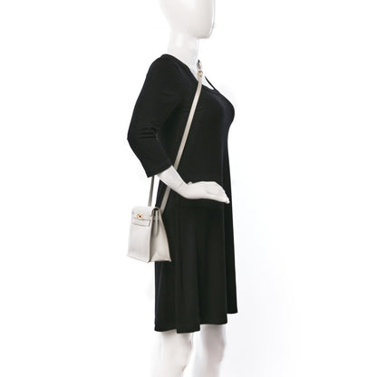 Hermes Evercolor Kelly Danse II Belt Bag Gris Perle 2 of 12