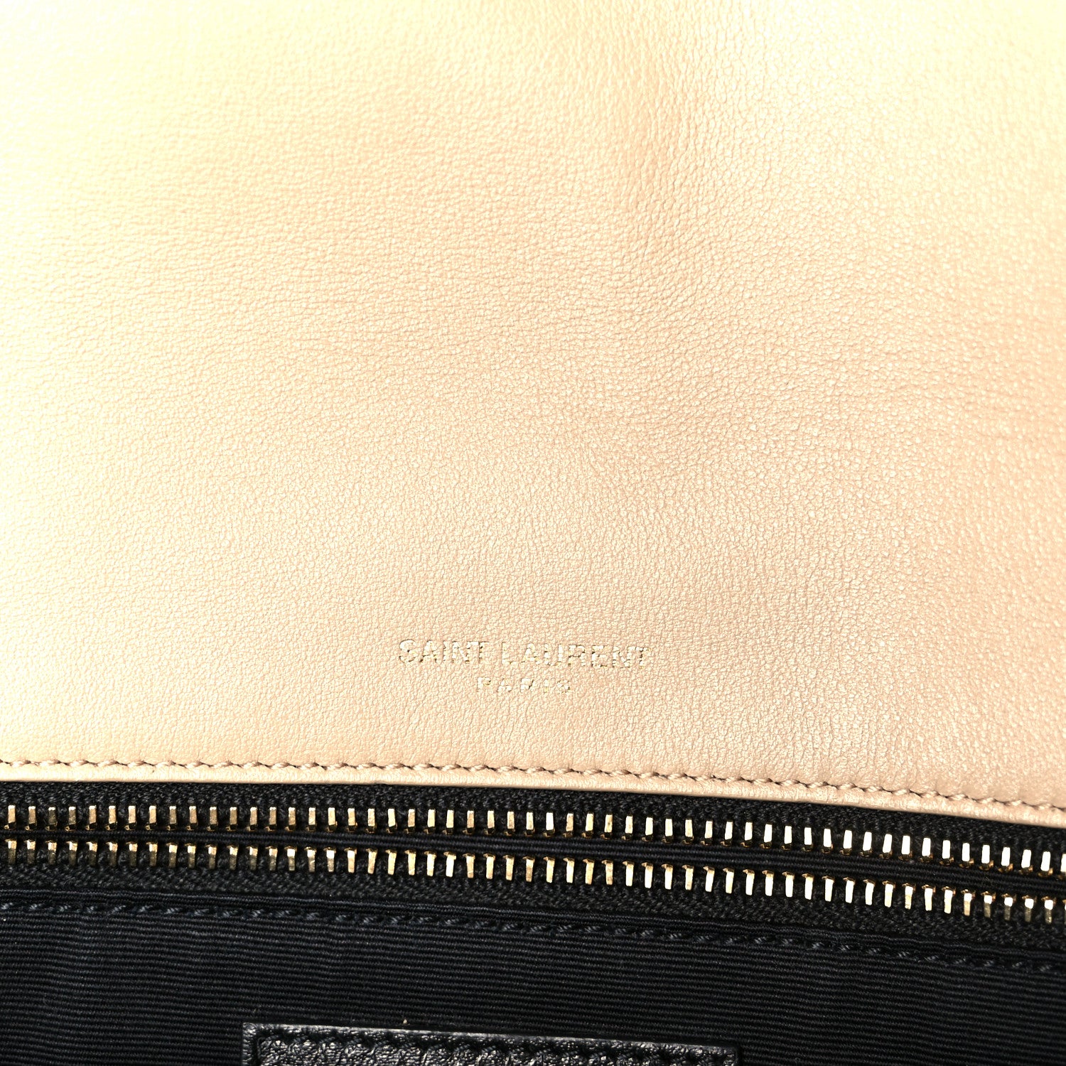 Saint Laurent Lambskin Matelasse Monogram Medium Niki Chain Satchel Dark Beige 7 of 11