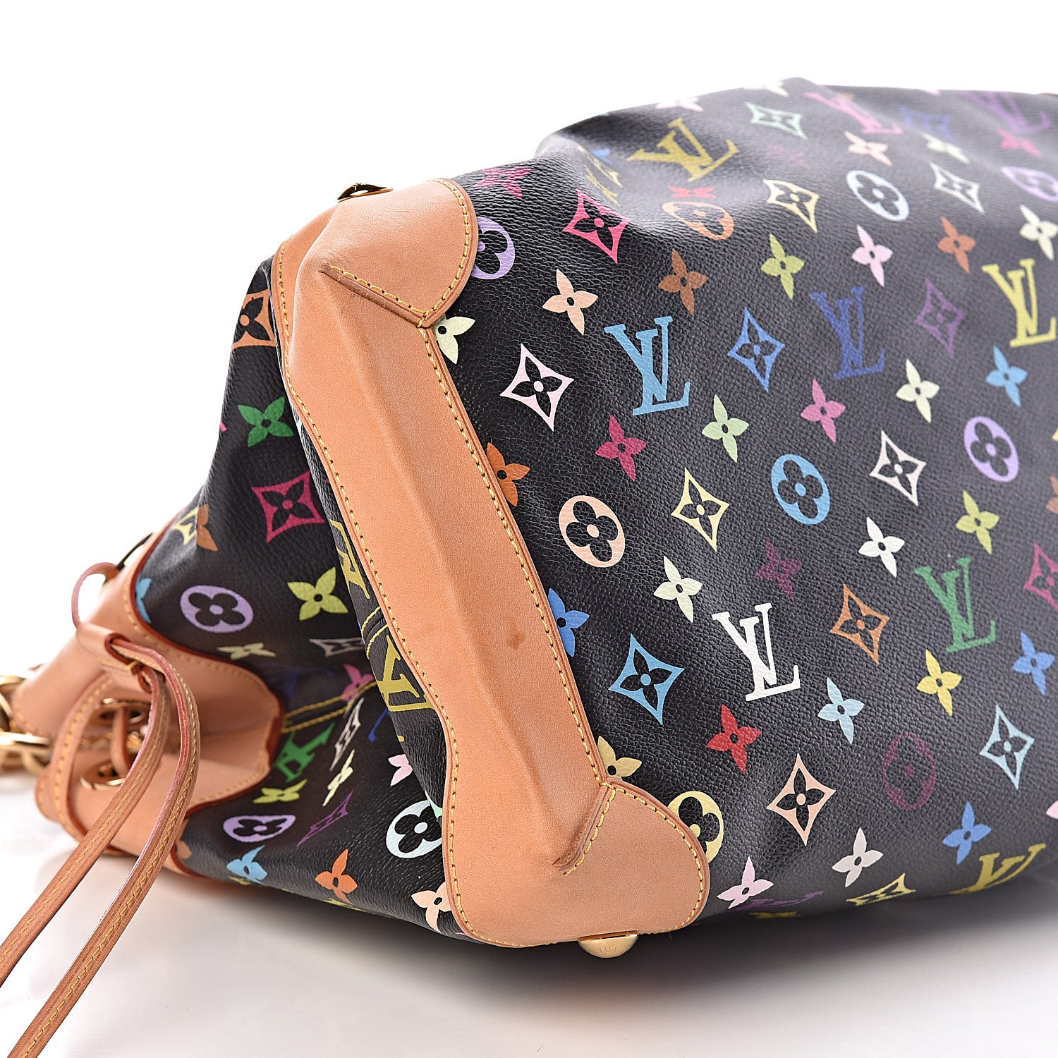 Louis Vuitton Monogram Multicolor Ursula Black 8 of 9