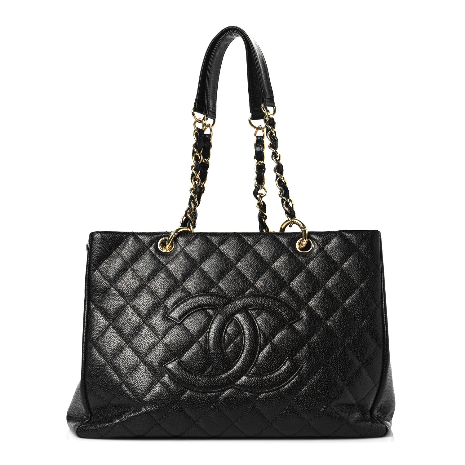 Chanel Caviar Quilted Grand Shopping Tote GST Black 1 of 7