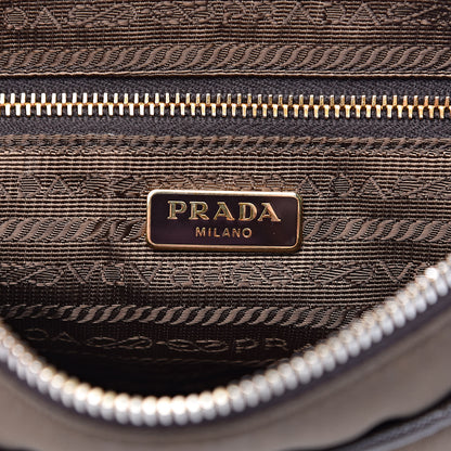 Prada Tessuto Nylon Saffiano Crossbody Bag Corinto 6 of 11