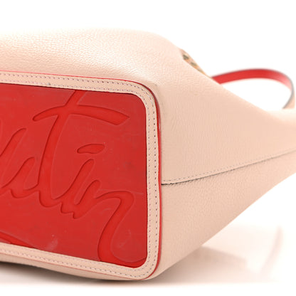 Christian Louboutin Calfskin Spiked Small Cabarock Shopper Tote Rose De Chine 9 of 10