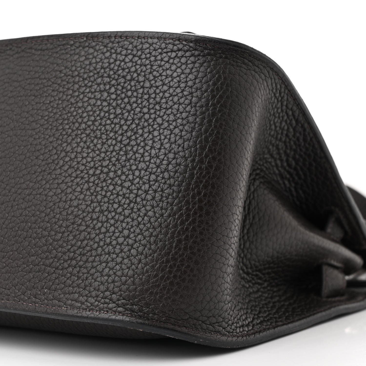 Hermes Taurillon Clemence Jypsiere 28 Chocolate 10 of 10