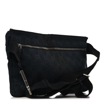 Gucci GG Monogram Double Pocket Belt Bag Black 3 of 12