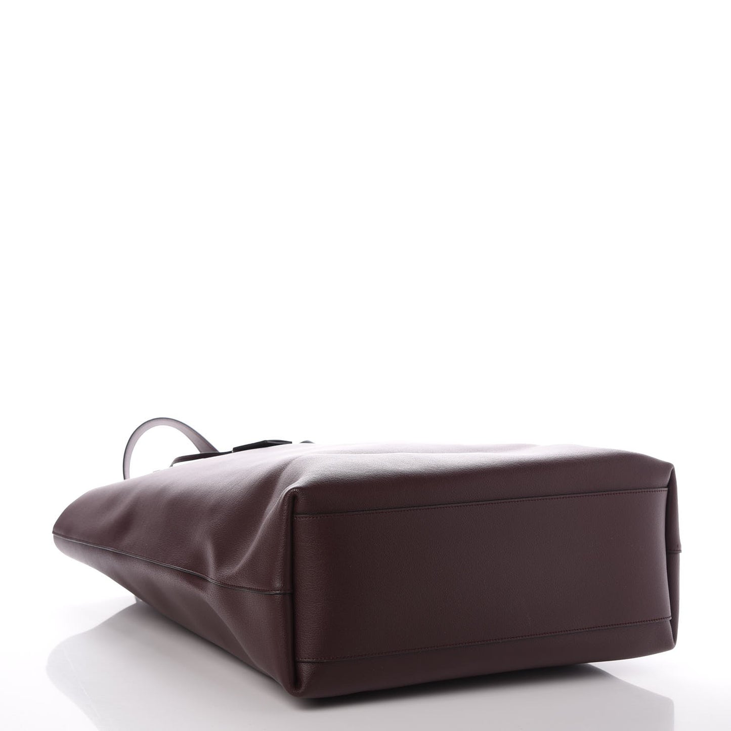 Calfskin Medium Shopping Tote Bordeaux
