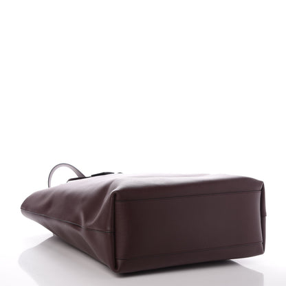 Saint Laurent Calfskin Medium Shopping Tote Bordeaux 5 of 8