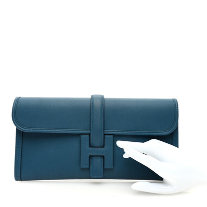 Hermes Swift Jige Elan 29 Clutch Bleu Agate 2 of 9