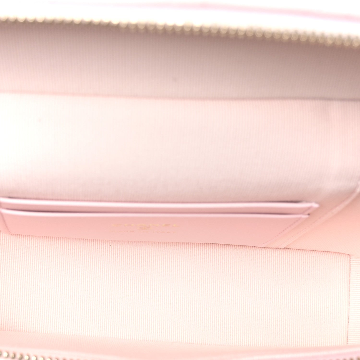 Chanel Caviar Quilted Top Handle Slim Vanity With Chain Light Pink 5 of 11