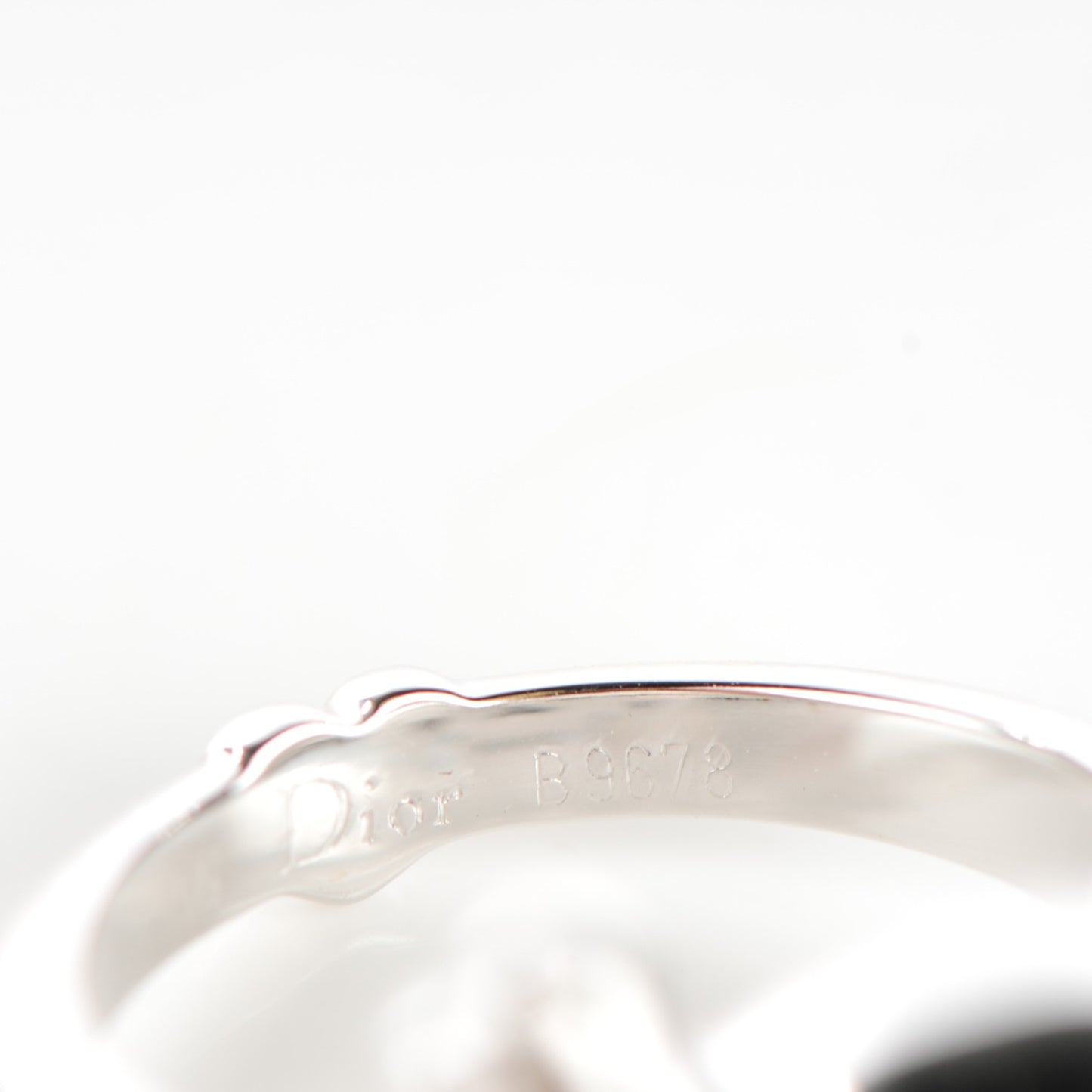 18K White Gold Diamond Tete de Mort Ring 7.75