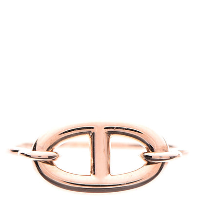 Hermes 18K Rose Gold Small Ronde Ring 49 4.75 1 of 5