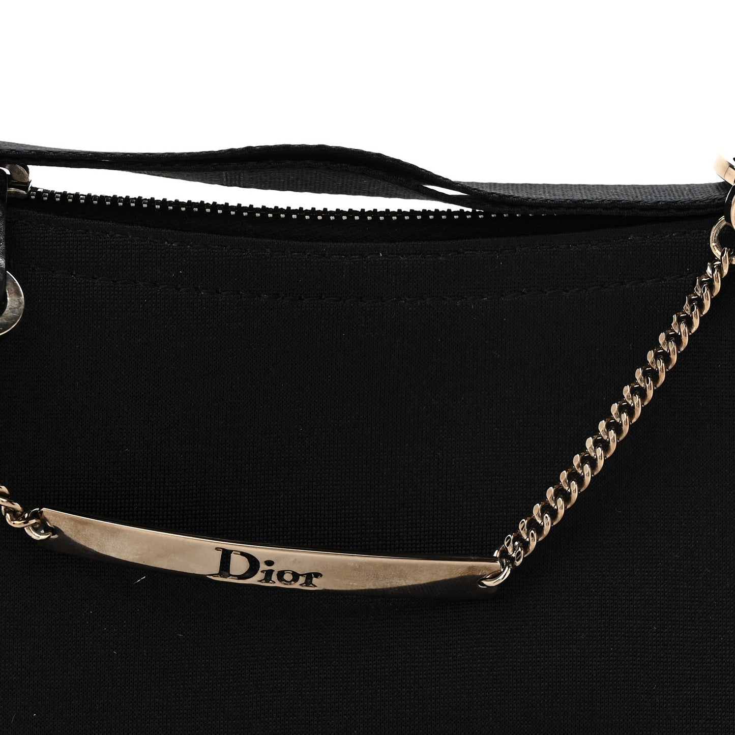 Silk Jersey Crystal Hardcore Shoulder Bag Black