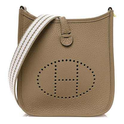 Hermes Taurillon Clemence Sangle Evelyne TPM Beige Marfa 1 of 9
