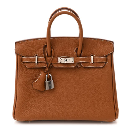 Hermes Togo Birkin 25 Gold 1 of 10