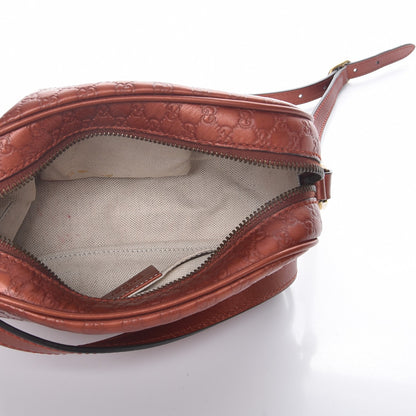 Gucci Metallic Microguccissima Sunshine Disco Crossbody Bag Burnt Orange 5 of 9