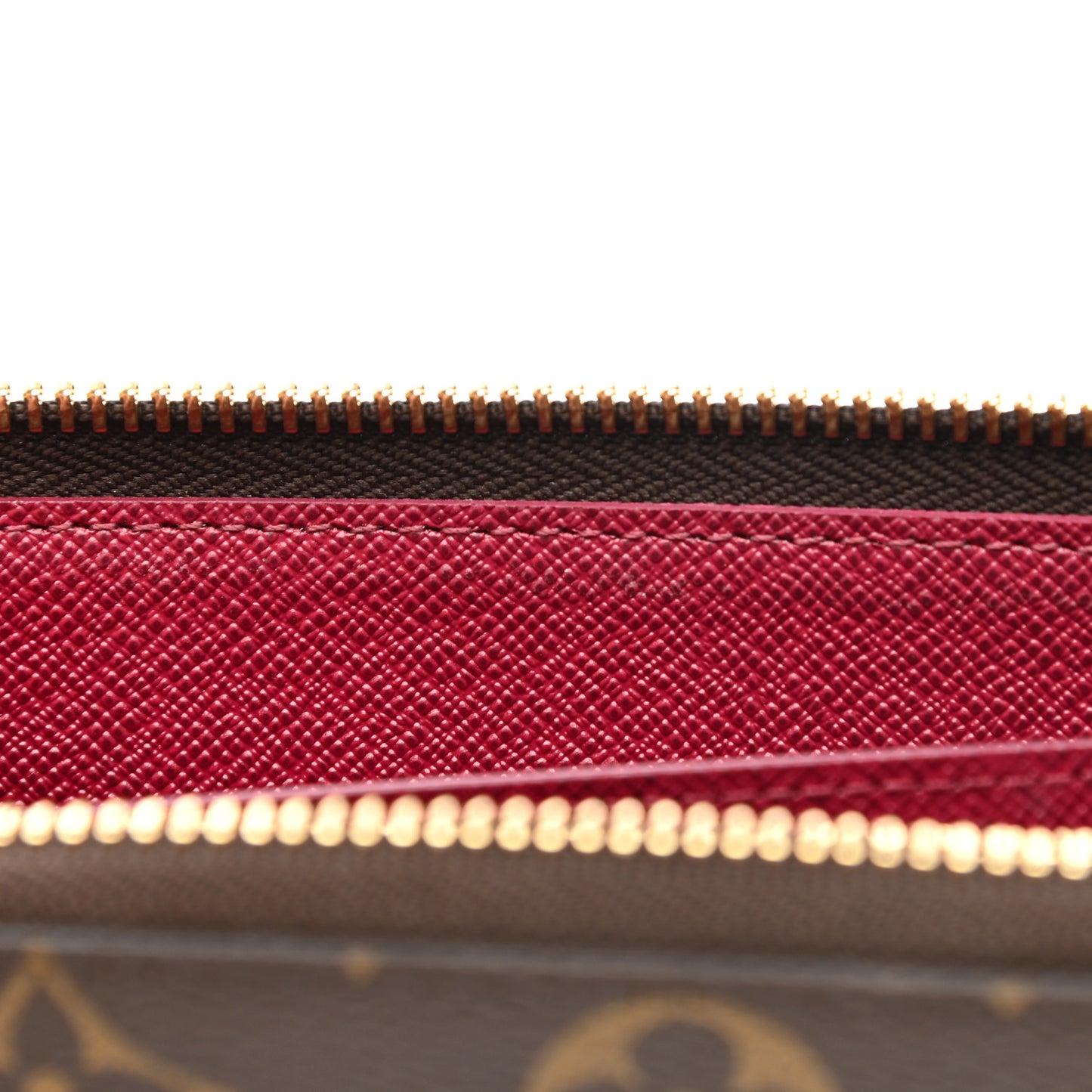 Monogram Clemence Wallet Fuchsia