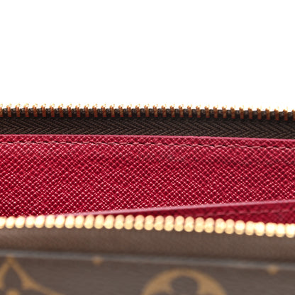 Louis Vuitton Monogram Clemence Wallet Fuchsia 8 of 8