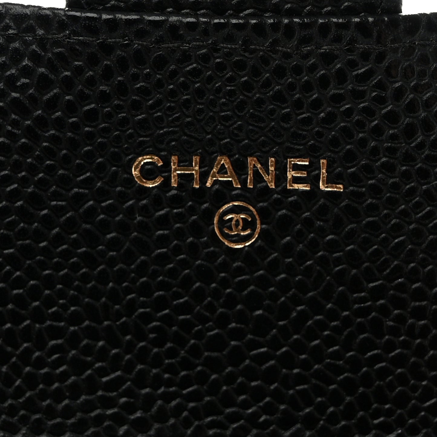 Caviar Quilted Large Gusset Flap Wallet Black