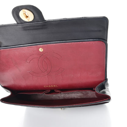 Chanel Lambskin Medium Mademoiselle Chain Double Flap Black 6 of 10