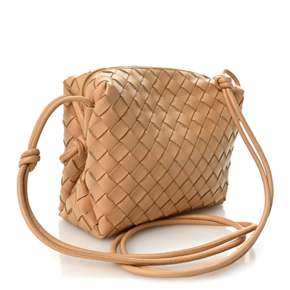 Bottega Veneta Nappa Intrecciato Small Loop Camera Bag Almond 3 of 9