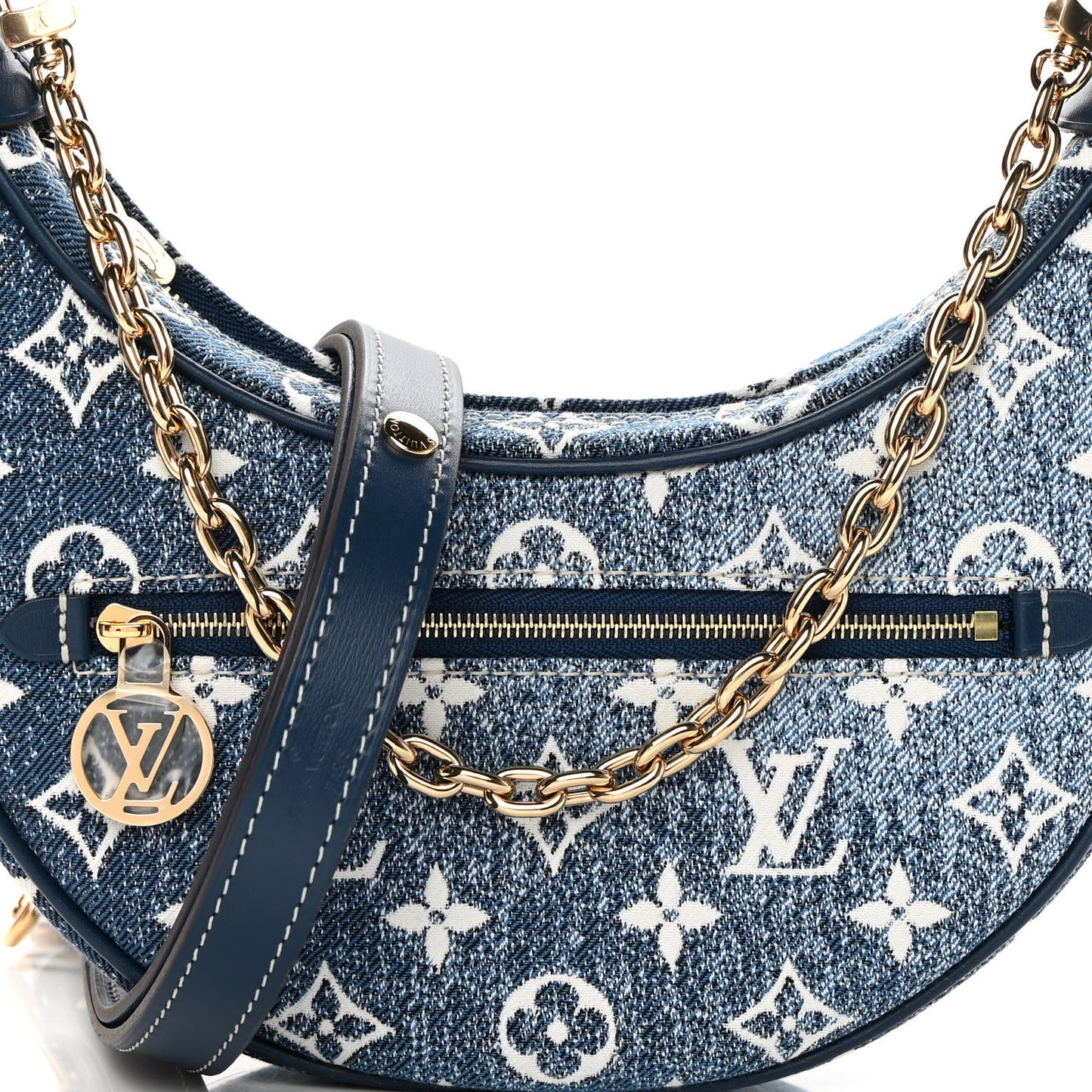 Monogram Jacquard Denim Loop Bleu