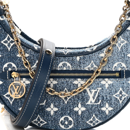 Louis Vuitton Monogram Jacquard Denim Loop Bleu 7 of 10