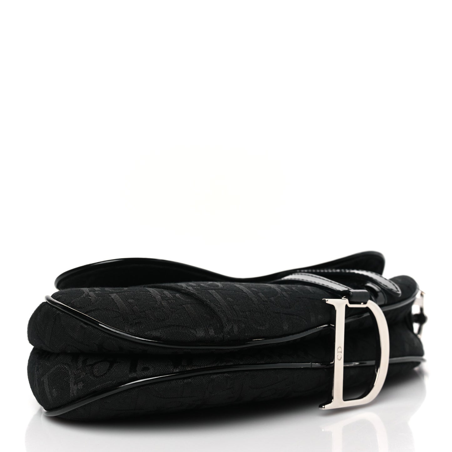 Monogram Saddle Bag Black