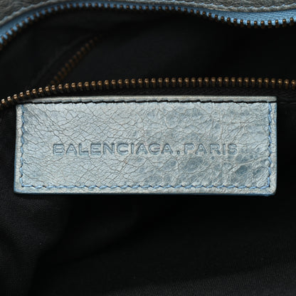 Balenciaga Chevre Classic Hardware Flat Messenger Sky Blue 6 of 12