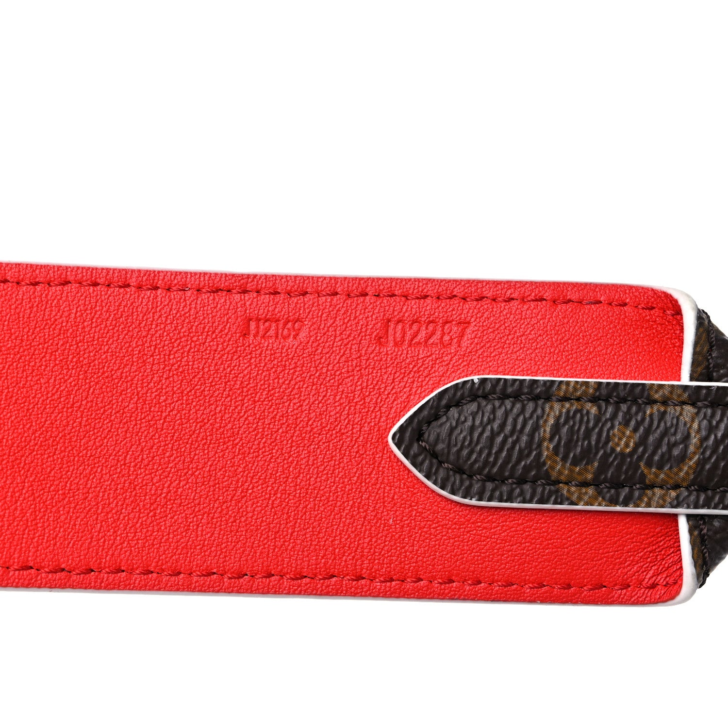 Louis Vuitton Monogram Bandouliere Shoulder Strap Red 4 of 4