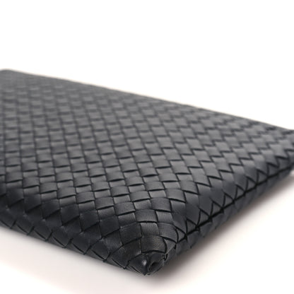 Bottega Veneta Nappa Intrecciato Medium Zip Pouch Black 9 of 9
