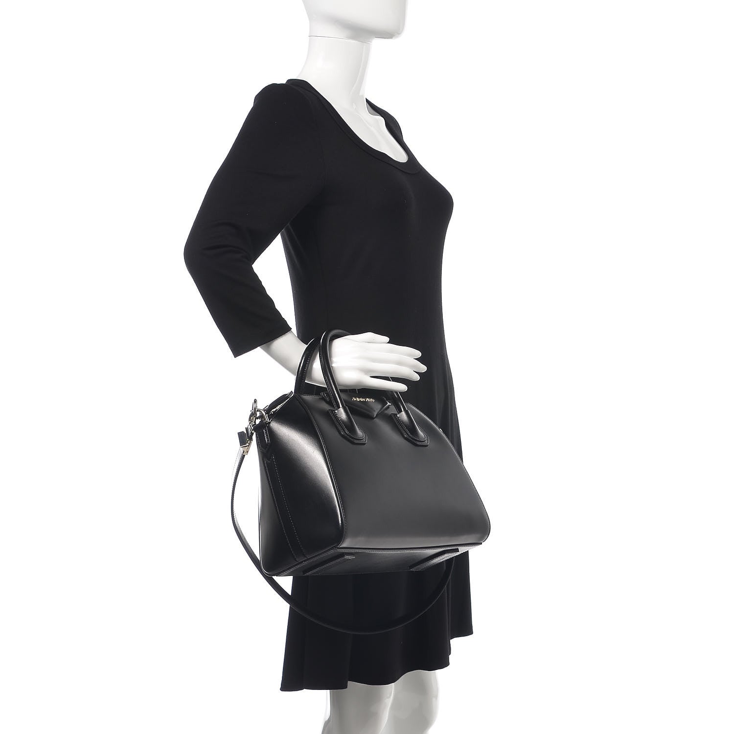 Givenchy Shiny Lord Calfskin Small Antigona Black 2 of 12