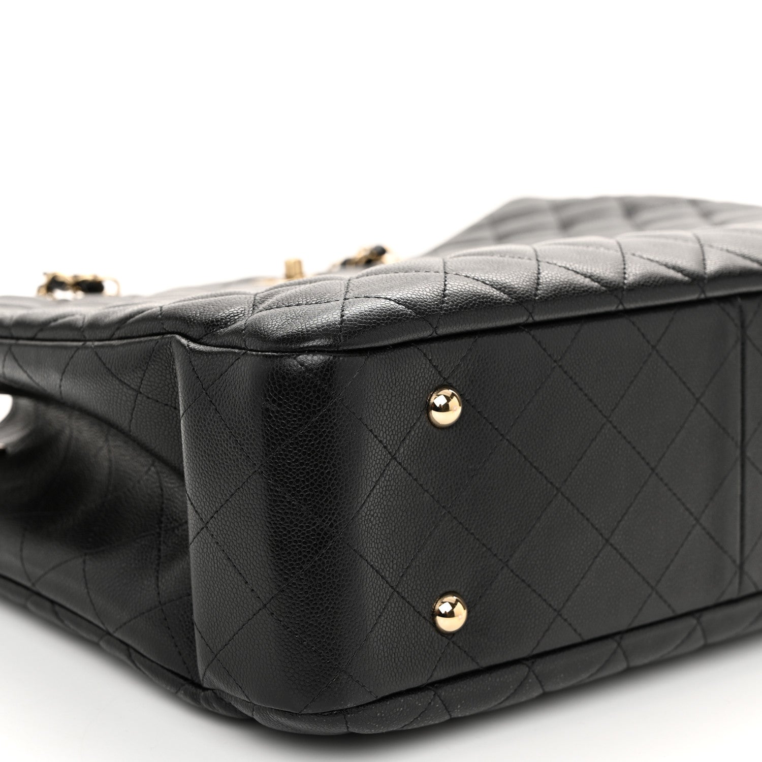 Chanel Caviar Quilted Large Classic Shopping Tote Black 9 of 12