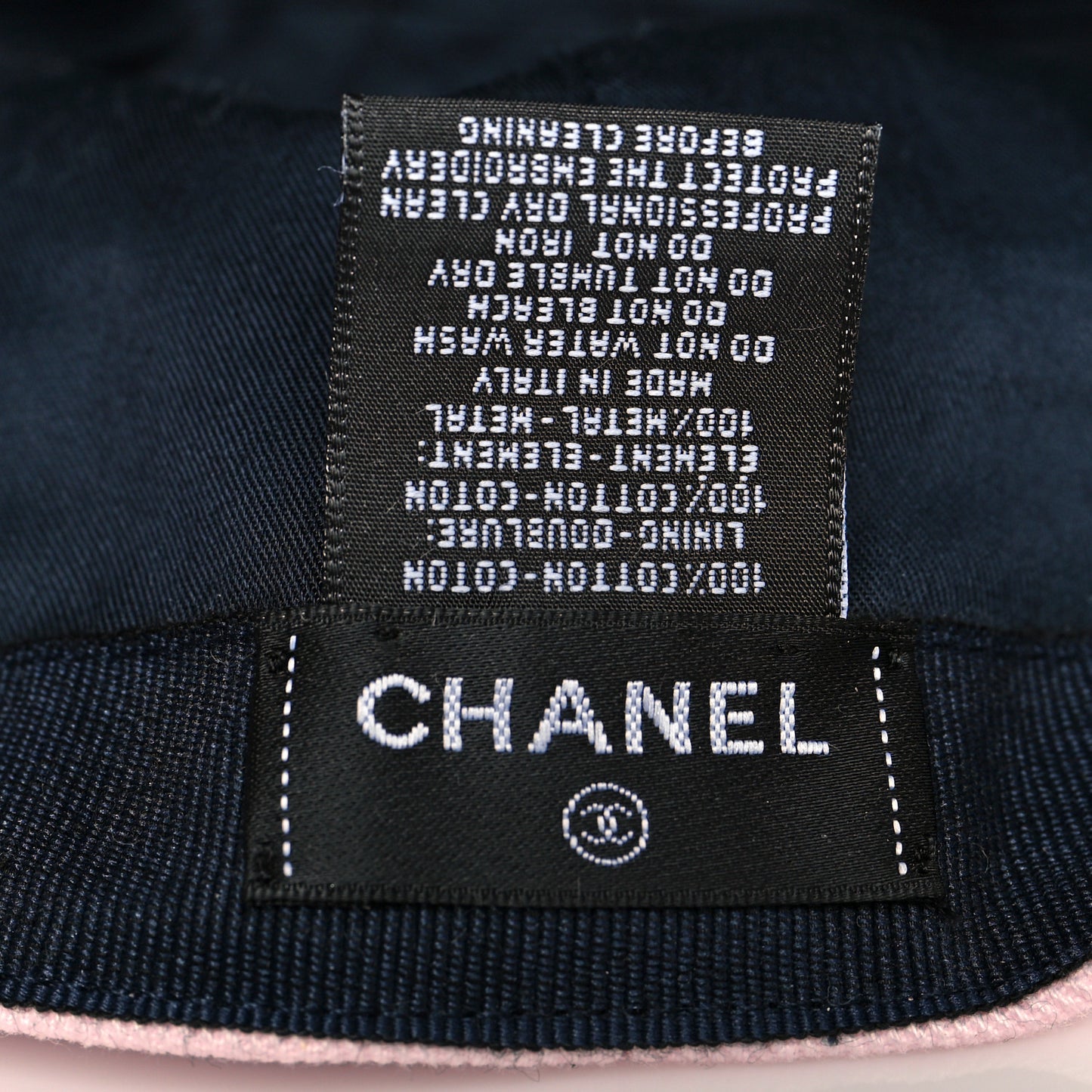 Cotton Sequin CC Cap Hat Light Pink