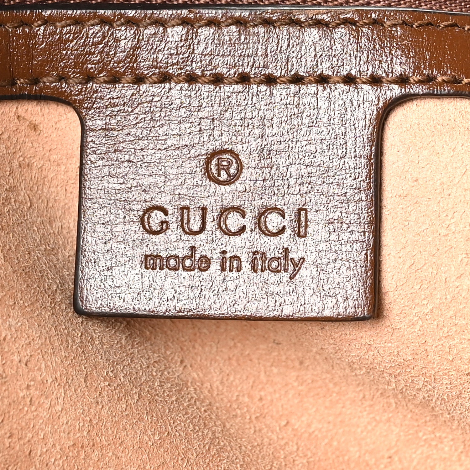 Gucci GG Supreme Monogram Azalea Calfskin Web Small Jackie 1961 Hobo Beige Ebony Brown Sugar 6 of 10