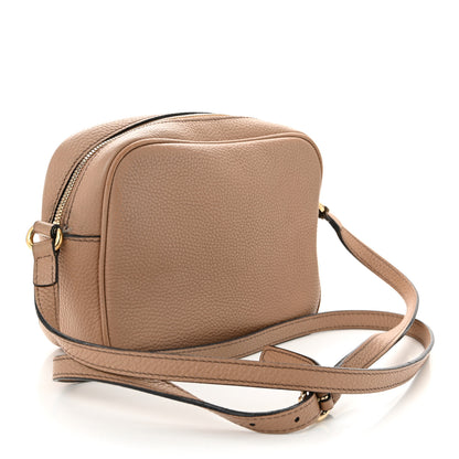 Gucci Pebbled Calfskin Small Soho Disco Bag Camelia 3 of 13