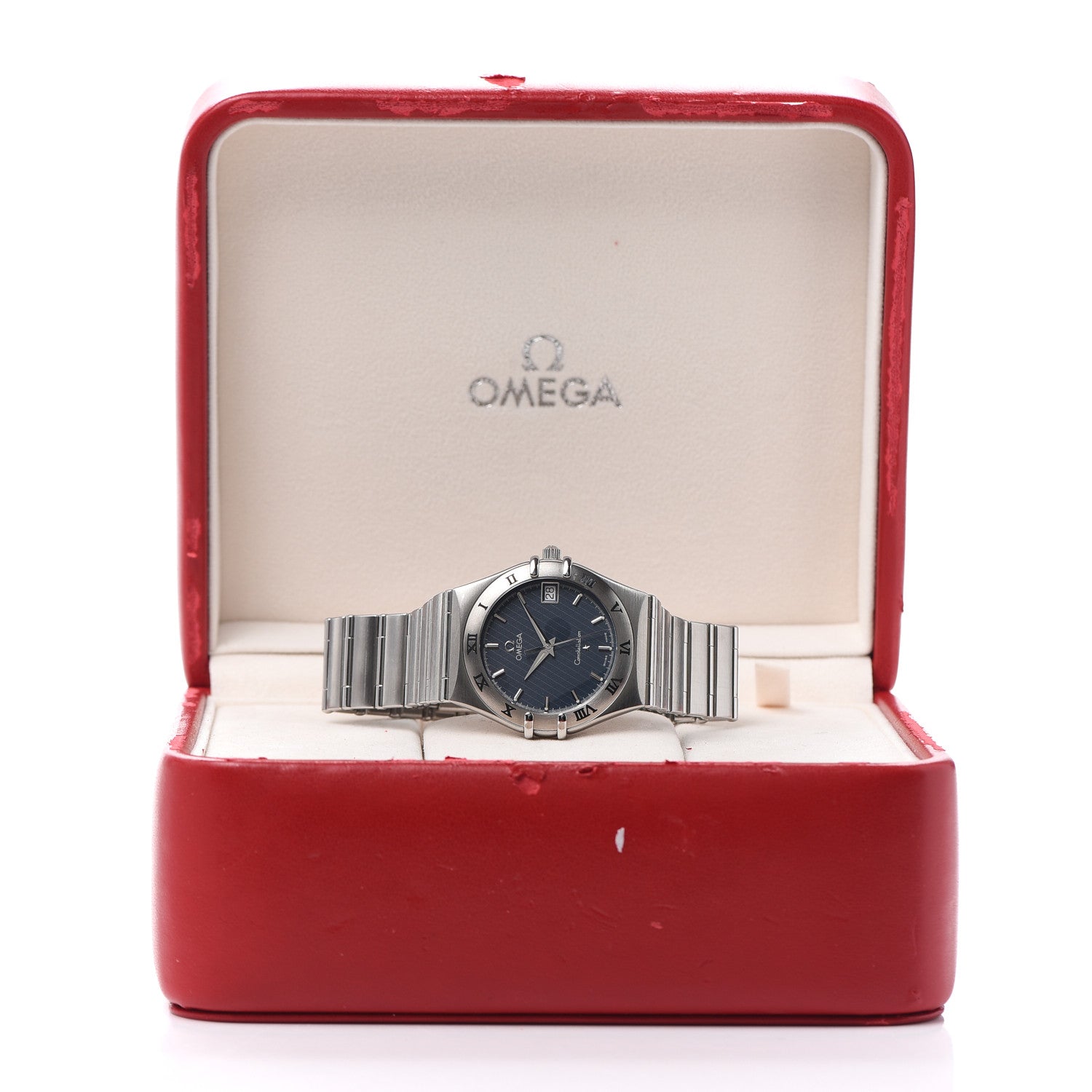 Omega Stainless Steel 33mm Constellation Quartz Watch Blue 1512.40 6 of 6