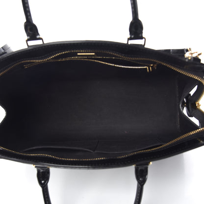 Louis Vuitton Vernis Brea MM Black 7 of 9